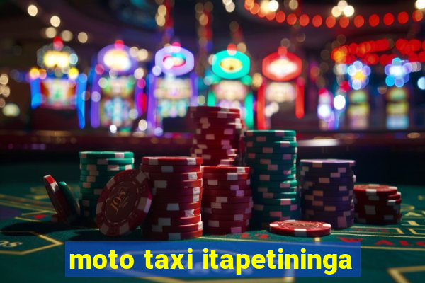 moto taxi itapetininga